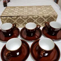 Noritake Folkstone カップ・ソーサー5客セット