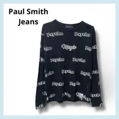 最終値下価格【美品】Paul Smith Jeans ブラック長袖 L ロンT