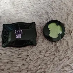 ANNA SUI グリーン パウダーアイシャドウ　パープル　2点セット