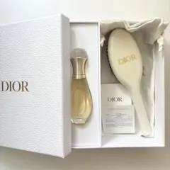 ディオール バースデーギフト プラチナ ジャドール ヘアミスト ブラシ 巾着