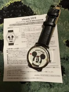 Disney MICKEY MOUSE 腕時計 （steady.付録）