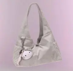 Darich HelloDarichビッグポケットスラウチバッグ GRY キティ - メルカリ