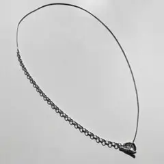 ロングネックレス　マンテル式　チェーン　83cm　おしゃれ　シンプル　高品質