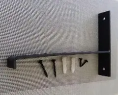 Ｔ字型 ブラケット リップ付 簡単 コーナー ウォールシェルフブラケット ☆