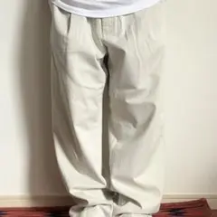 Polo by Ralph Lauren ポロチノ ツータック 90s ホワイト