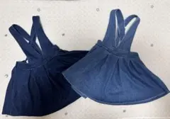 conoco 80サイズ　サロペットスカート　2セット