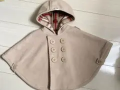 ミキハウス　ポンチョ ベビー　ケープ　コート MIKIHOUSE