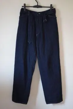 COMOLI 24SS デニムベルテッドパンツ NAVY Z01-03001 - メルカリ
