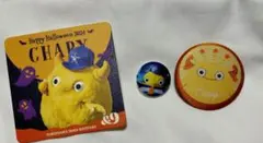 未使用 チャピー ボタンカバー 缶バッジ コースター 横浜DeNAベイスターズ