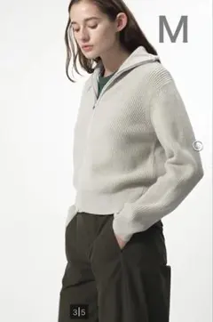 ユニクロ　フルジップカーディガン