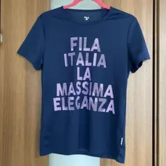 FILA フィラ 半袖Tシャツ ネイビー Lサイズのサムネイル