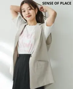 SENSE OF PLACE グラフィック 半袖 Tシャツ ONE