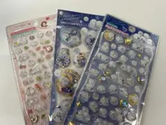 シマエナガ ぷっくりシール まとめ売り キラキラ 立体 韓国風 可愛い