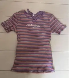 SISTER JENNI Tシャツ　ピンク　ボーダー　160cm