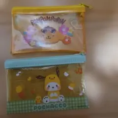 サンリオ ミニポーチ 2個セット ポムポムプリン ポチャッコ