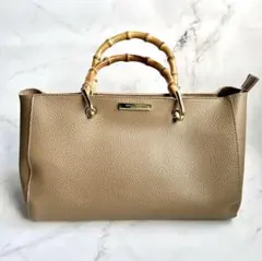KATIE LOXTON バンブーハンドバッグ ベージュ ドゥーズイエムクラスのサムネイル