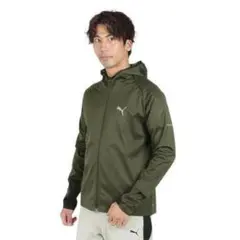 【未使用】【Mサイズ】プーマ⭐ RF防風 ジャケットオリーブカラーのサムネイル