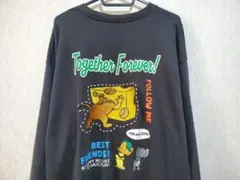 トムとジェリー　TOM AND JERRY　刺繍 トレーナースウェット　タフィー