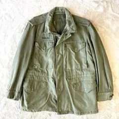 米軍実物　50s 60s ミリタリージャケット　L USA軍　放出品　M51 緑