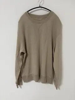 UNIQLO ベージュ スウェット XL トレーナー　アメカジ