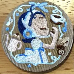 おジャ魔女どれみ/刺繍缶バッチ/妹尾あいこ（パティシエ服）