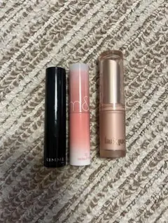 人気リップ3本セット まとめ売り rom&nd dasique RIMMEL