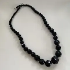 ブラックオニキス さざれ石 ネックレス 天然石 - メルカリ