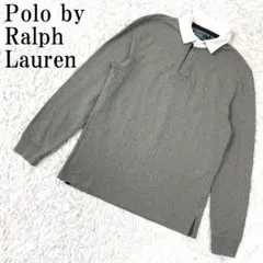 ポロバイラルフローレン ラガーシャツ グレー M B3182