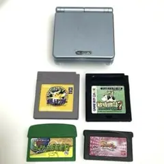 ゲームボーイアドバンスSP 本体 ソフト4個付き！ジャンク品
