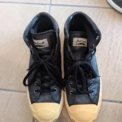 CONVERSE Jack Purcell ハイカット レザー ブラック