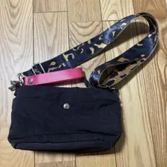 ELLEgirl エルガール　撥水 2wayショルダーバック　ブラック