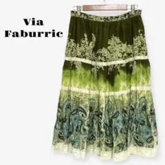 ViaFaburrica ヴィアファブリカ　花柄刺繍　コート　M～L 水色 桜パッチワーク刺繍コート【2点10%OFF対象商品】 | レディース服