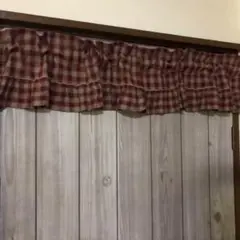 現品限り　フリフリカフェカーテン