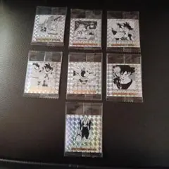 I*A様 ドラゴンボールシールウエハース40周年記念の7枚セットになります。