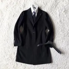 <美品>TAGLIATORE STENダブルフェイス ブラック ウールコート44 美品>TAGLIATORE STENダブルフェイス ブラック ウールコート44 - メルカリ