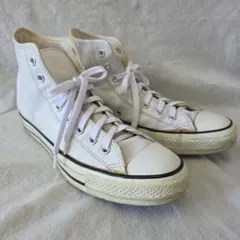 Converse/コンバース ホワイトレザー ハイカット