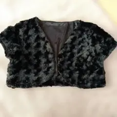 ブラックファーボレロ　結婚式