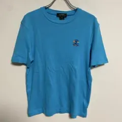 POLO RALPH LAUREN ブルー Tシャツ 1977年 刺繍デザインMのサムネイル