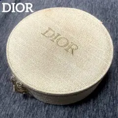 Dior ラウンドポーチ ミラー付き　メイクボックス　クリスチャンティオール