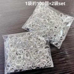 hu547/SALE！パーツ◇カニカン シルバー 1袋約100個×2袋