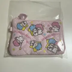 サンリオ シークレットミニフラットポーチ　リトルツインスターズ