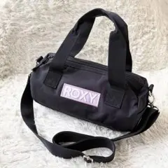 ROXY ロキシー ミニボストン 2WAYショルダーバッグ 黒 ピンクのサムネイル