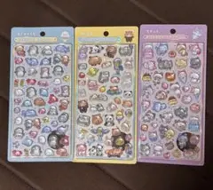 【正規品】ボンボンドロップシール 3種セット　 きゃっと・あくありうむ・あにまる