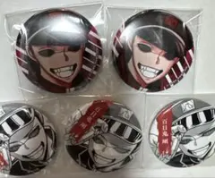 百目鬼　缶バッジ　5点セット　桃源暗鬼　TSUTAYA コミケ　C101