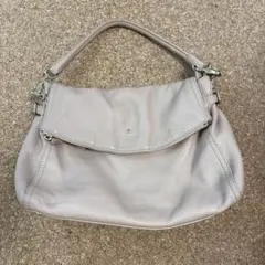 Kate Spade レザー ショルダーバッグ　ベージュ