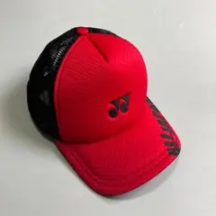 ヨネックス　alljapan 黒✖︎赤　メッシュキャップ