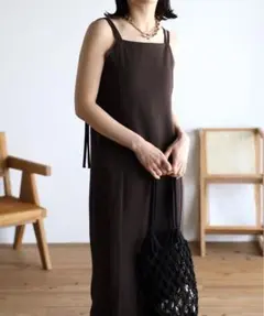 【apretro】 キャミワンピース／ロングスリット