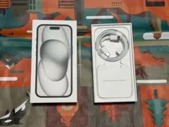 Apple iPhone 15 空箱 付属品USB Cケーブル付き