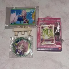 アイカツ！ 北大路さくら 缶バッジ キャンバスボード ヘアピン 3点セット