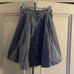 スカート フロントボタン ミュウミュウ 膝丈 MIUMIU